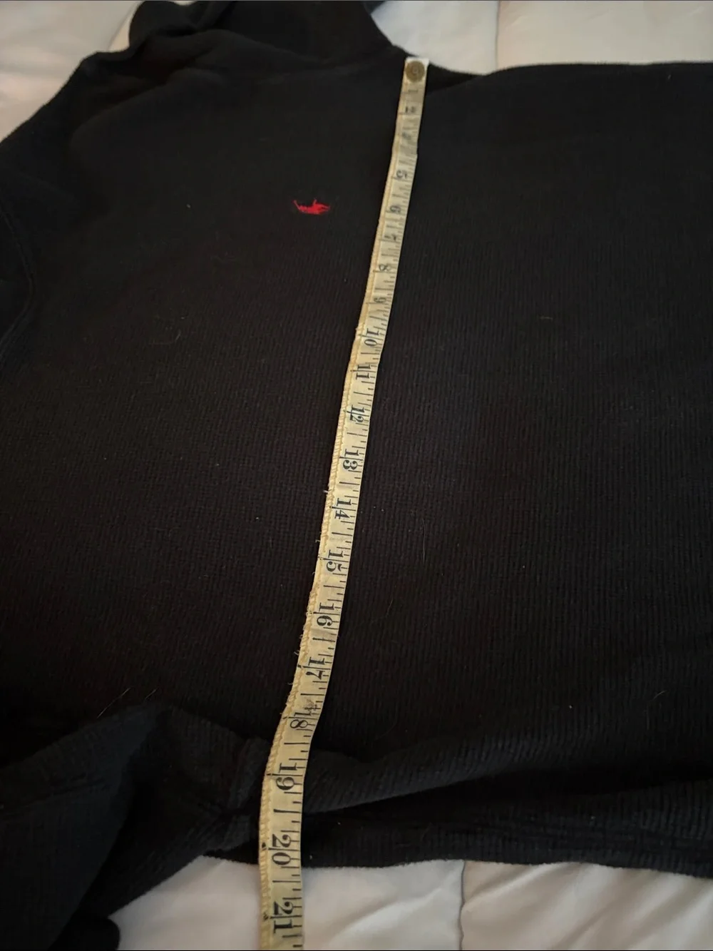 Polo by Ralph Lauren Black Long Sleeve Tee with Red Pony Logo